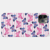 Mooie Roze Vlinders Case-Mate iPhone Case (Achterkant (horizontaal))