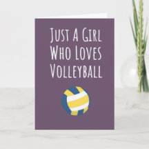 Mooie Roze Volleybal Kaarten Team Sport Speler