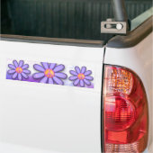 Mooie Roze Vredesteken Bumpersticker (Op Truck)