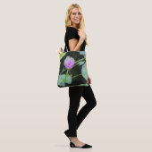 Mooie roze waterLily Flower Bloom Lily Pad Tote Bag (Op model)