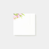 Mooie Roze Waterverf Bloemen Post-it® Notes (Voorkant)