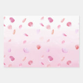 Mooie roze Waterverf Floral Inpakpapier Vel (Voorkant 3)