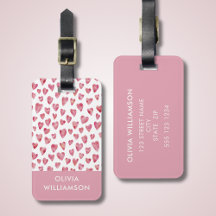 Mooie roze waterverf hartpatroon