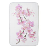 Mooie roze waterverf kersenbloesems badmat (Voorkant Verticaal)