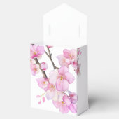 Mooie roze waterverf kersenbloesems bedankdoosjes (Geopend)