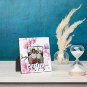 Mooie roze waterverf kersenbloesems foto fotoplaat (Insitu)