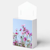 Mooie Roze Weide Bloemen Dank Je Bedankdoosjes (Geopend)