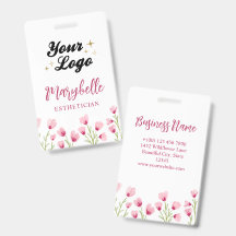 Mooie Roze Wilde Bloemen Uw Logo Hier