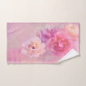 Mooie Roze & Witte Anjers Foto Handdoek (Handdoek)