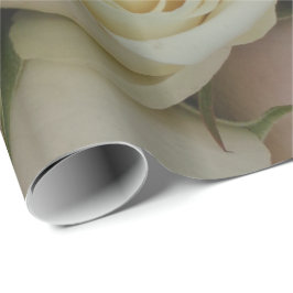 Mooie roze witte rozen bloem Bouquet Floral Cadeaupapier