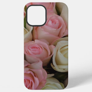 Mooie roze witte rozen bloem Bouquet iPhone 12 Pro Max Hoesje