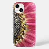 Mooie roze zonnebloem Case-Mate iPhone case (Achterkant)