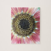 Mooie Roze Zonnebloem Puzzel (Verticaal)
