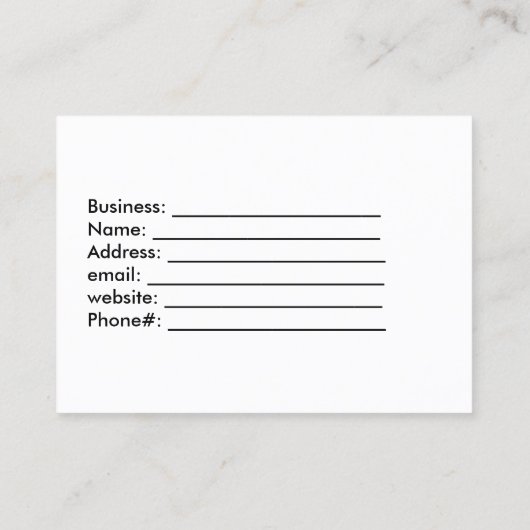 Mooie  Rozen, aangepaste monogram, Visitekaartje (Achterkant)