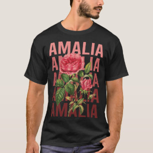 Mooie Rozen - Amalia Naam T-shirt