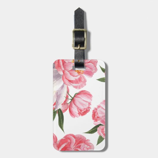 Mooie Rozen Bagagelabel (Voorkant verticaal)