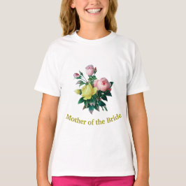 mooie rozen bloemen bruisen moeder t-shirt