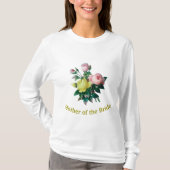 mooie  rozen bloemen bruisen moeder t-shirt (Voorkant)