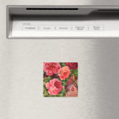 Mooie Rozen Bloemenreclame Magneet (Insitu (Vaatwasser))