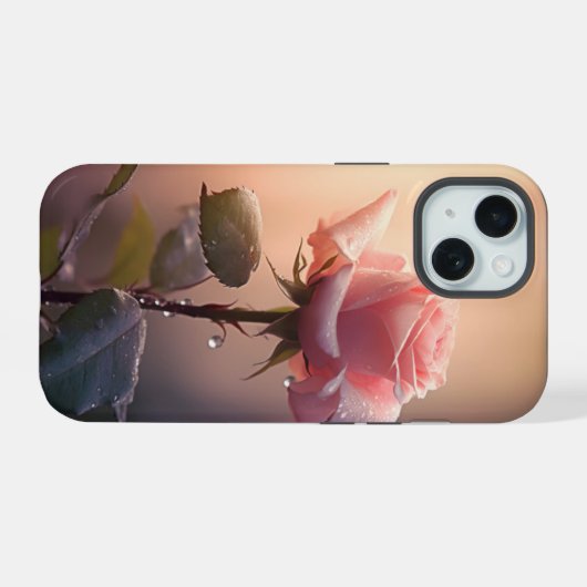 Mooie Rozen bloementuin iPhone 15 Case (Achterkant horizontaal)
