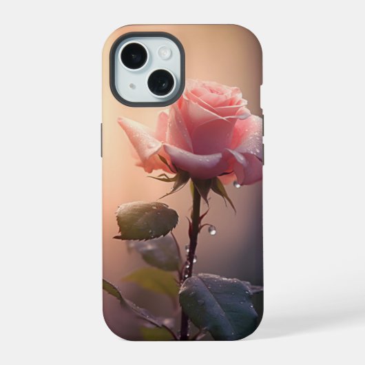Mooie Rozen bloementuin iPhone 15 Case (Achterkant)