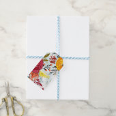 Mooie Rozen Cadeaulabel (Met Touw)
