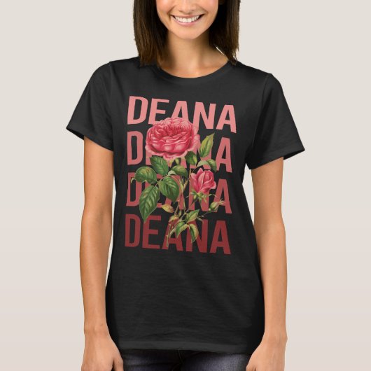 Mooie Rozen - Deana Name T-shirt (Voorkant)