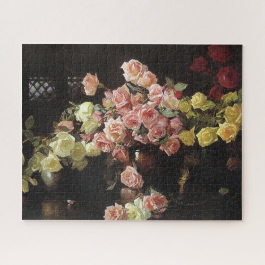 Mooie Rozen (door Joseph DeCamp) Legpuzzel (Horizontaal)