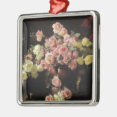 Mooie Rozen (door Joseph DeCamp) Metalen Ornament (Links)