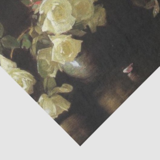 Mooie Rozen (door Joseph DeCamp) Tissuepapier (Detail)