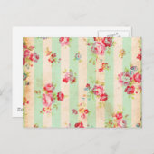 Mooie  rozen en andere bloemen briefkaart (Voorkant / Achterkant)