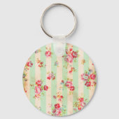 Mooie rozen en andere bloemen sleutelhanger (Voorkant)
