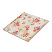 Mooie  rozen en andere bloemen tegeltje (Zijkant)