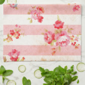 Mooie rozen en andere bloemen theedoek (Gevouwen)