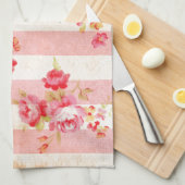 Mooie rozen en andere bloemen theedoek (Quarter Fold)
