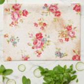 Mooie  rozen en andere bloemen theedoek (Gevouwen)