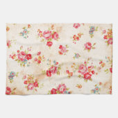 Mooie  rozen en andere bloemen theedoek (Horizontaal)