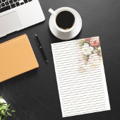 Mooie Rozen gevoerd briefpapier papier