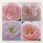 Mooie Rozen Glazen Onderzetter (Voorkant)