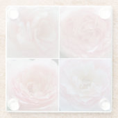 Mooie Rozen Glazen Onderzetter (Achterkant)