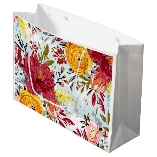 Mooie Rozen Groot Cadeauzakje (Voorkant Gekanteld)