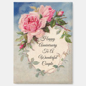 Mooie Rozen Jubileum magneet (Voorkant)