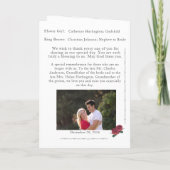 Mooie Rozen Katholieke bruiloft programma (Achterkant)