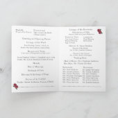 Mooie Rozen Katholieke bruiloft programma (Binnen)