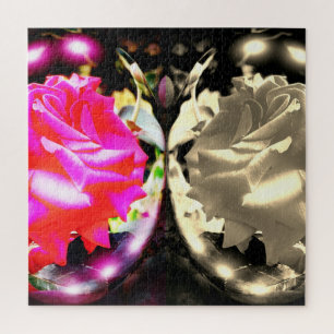 Mooie rozen kunst legpuzzel