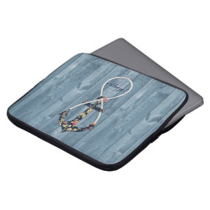 Mooie  rozen met een oneindigheid voor anker anker laptop sleeve