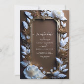 Mooie Rozen met Gouden accent De Datum Kaart (Voorkant)