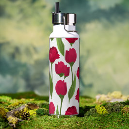 Mooie Rozen patroonwaterfles Waterfles