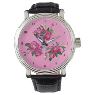 Mooie Rozen polshorloge Horloge