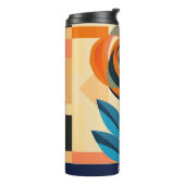 Mooie Rozen print Floral Tumbler Thermosbeker (Gedraaid links)